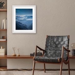 Americanflat 20×24 Poster Frame – White Engineered Wood with Polished Plexiglass