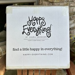 Happy Everything! Coton Colors – Magnetic Dry Erase 18in Wall Calendar – NEW NIB