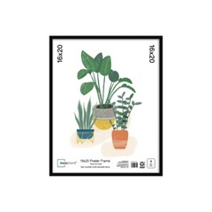 16×20 Basic Black Poster Frame