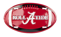 University of Alabama ROLLTIDE Football Oval Sign Metal Man Cave Garage