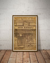 1884 Magic Shop Catalogue POSTER! (up to 24″ x 36″) – Magician – Tricks – Decor