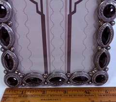 Sheffield Home Upper East Side 4×6 Metal W/Genuine Rhinestone Picture Frame