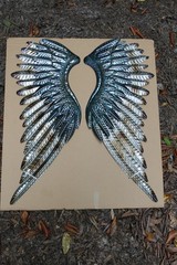 Huge ANGEL WING PAIRS,Stunning Wall Accent,Western Decor,Metal Art,Gifts,SS-BHT