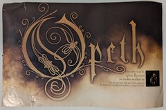 2005 Opeth Ghost Reveries Road Runner Double Sided Promo Poster 17 x 11