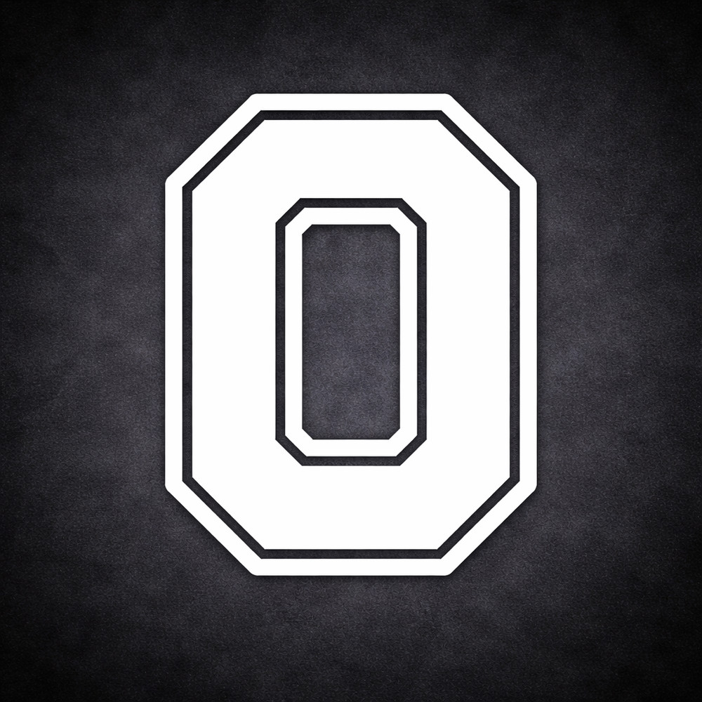 Ohio Football Block O Style Vinyl Decal Sticker Car Window Laptop 2″-8″