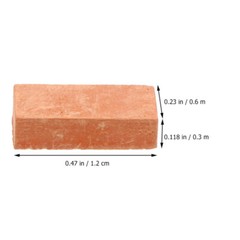 100pcs Mini Bricks Landscaping Miniature Bricks Models Small Bricks for Crafts