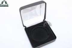 Black Leatherette Box & Coin Capsule for 1oz American Silver Eagle Dollar