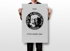 Crass Punk Rock Band You’re Already Dead Art Wall Room Poster – POSTER 20×30