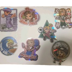 2003 Y2K Girl ODM brand Imports Collection. Vending Machine Stickers.