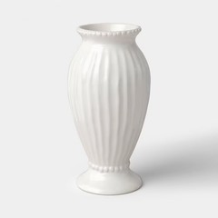 Tall Beaded Ceramic Vase Ivory – Threshold