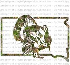 Camouflage Camo SOUTH DAKOTA Gobbler Hunter Hunting Vinyl Decal Sticker Turkey