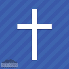 Religious Cross Vinyl Decal Sticker Religion Christian Christianity