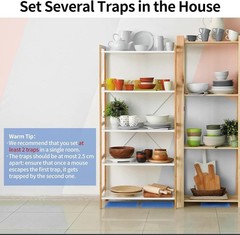 Super Glue Traps 36 Pack for Mice Snakes, Indoor Heavier Sticky Traps Non-Toxic