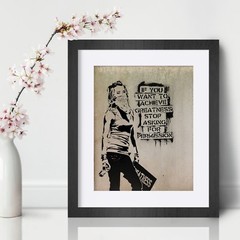 Permission Inspirational Wall Art Print Motivational Quote Poster Decor Gift