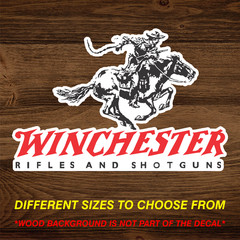 Winchester Firearm Gun Rifle Pistol Hunting Vinyl Decal Sticker Free Shipping
