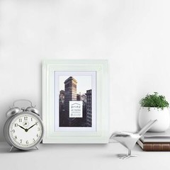 PRINZ Midtown High Gloss 4 x 6 Molded Modern Picture Frame Modern , White 4×6″