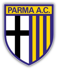 Parma FC Italy Soccer Football Car Bumper Sticker Decal 4» x 5»