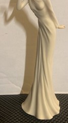 Studio Collection By Veronese Design Young Lady Air Kiss Statuette ~ 10.5” Tall