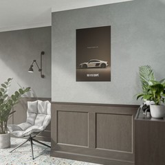 Audi R8 V10 Poster – Modern Supercar Wall Art Print, Garage Decor