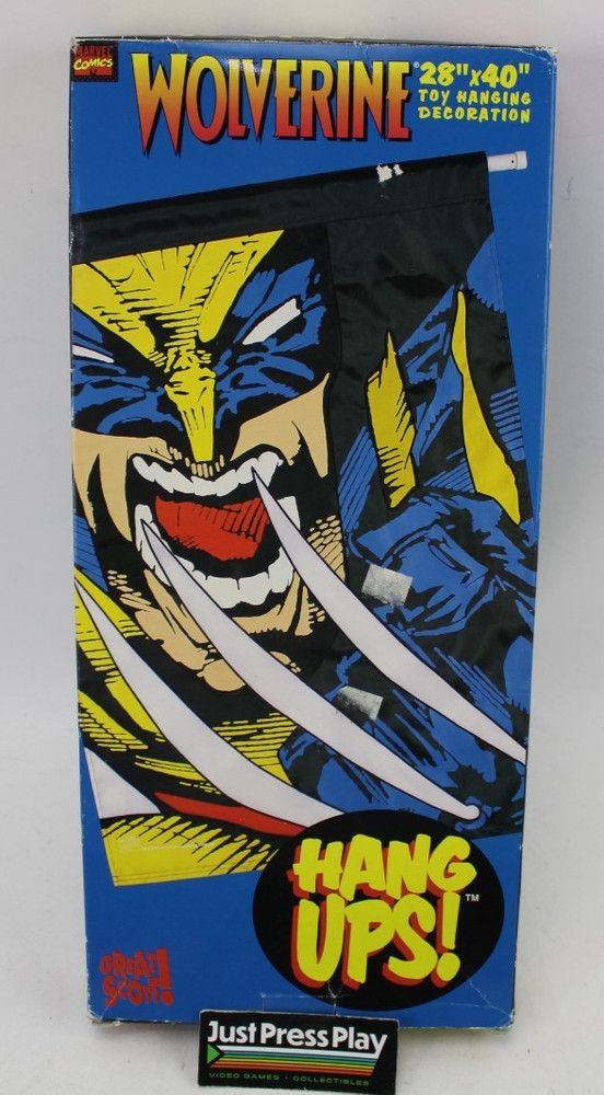 Rare Marvel Comics Wolverine 28″ x 40″ Toy Hanging Decoration 1995 NIB