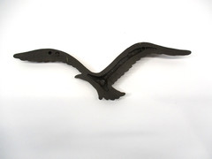 Vtg 1981 Homco Brown Flying Seagull Plastic Wall Decor 9.75″ Replacement #1619