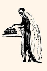 Bride Cuts Her Wedding Cake by Maxfield Parrish – Art Print