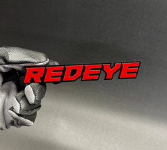 1PC REDEYE Custom 3D Text Car Badge Fender Emblem Tailgate Toolbox Decal