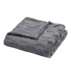 Luxury Fuzzy Leaf Pattern Faux Fur Throw Blanket Warm Cozy Blanket for Couch Bed