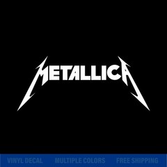 Metallica Logo Vinyl Decal Sticker | Band Logo | Multi-Colors & Free Shipping