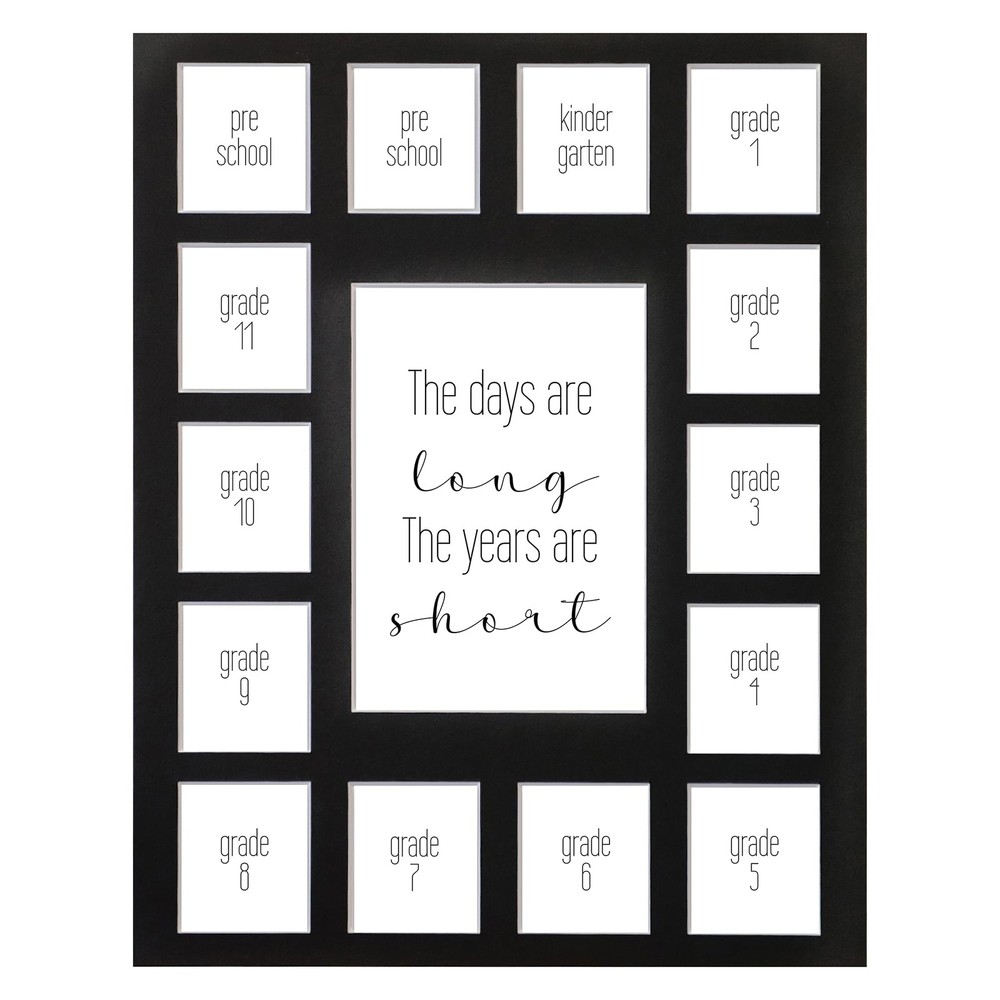 Rustic Red Door Co. 11×14 Days Picture Display, Years Photo Collage, No Frame…