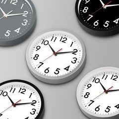 Stylish 8-Inch Silent Wall Clock – Modern Battery Operated Decor for Any Room