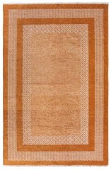Alfa Rich Scandinavian Burnt Orange Washable Area Rugs for Living Room Bedroom