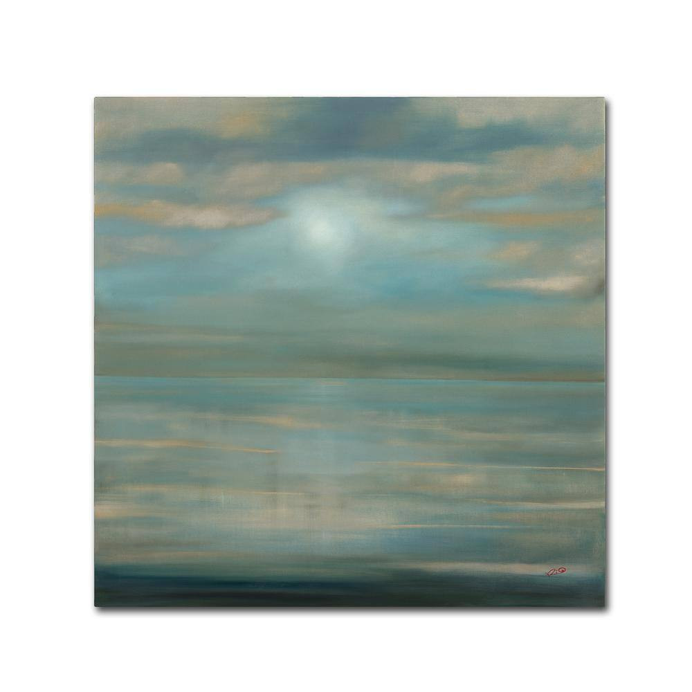 35 In. X 35 In. «Pacific Ocean» by Rio Printed Canvas Wall Art