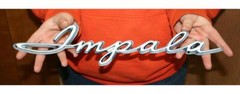 1961 Chevrolet Impala Script Steel Sign