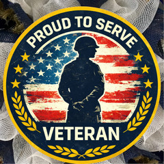 Proud Military Veteran Appreciation Wreath