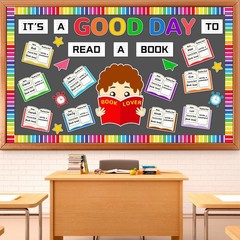 1 Set Colorful Reading Classroom Bulletin Board Decor Good Day To Read