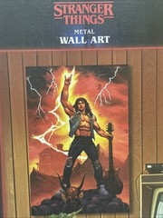 Stranger Things Eddie Rock Metal Wall Art Sign Plaque 9.8×14.7 NEW