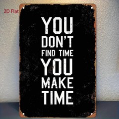 2D Flat Decorative Sign 11x8x7 Inches