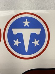 Tennessee Titans Alternate Logo Regular Vinyl Decal 6×6