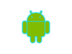 Android mascot robot vinyl sticker decal – many sizes and colors available