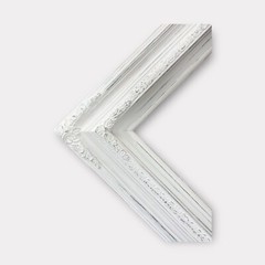 8 X 10 In Stock Ready to Ship compo ornate wood frame, distressed white
