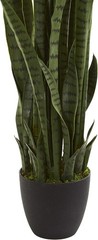 Nearly Natural 48in Artificial Snake Plant Sansevieria Faux Greenery Indoor Home