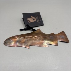 Copper Fish Decor Sculpture 6” Length