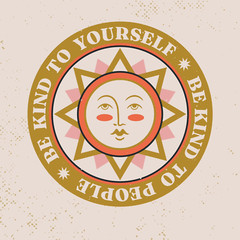 Be Kind To Yourself Sticker Decal