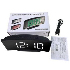 Digital LED Large Display Wall Desk Alarm Clock With Calendar Temperature Date