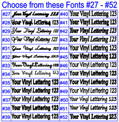 Custom Text Vinyl Decal Personalized Lettering Window Laptop Yeti Cup Sticker