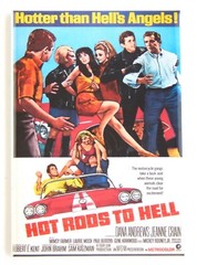 Hot Rods to Hell FRIDGE MAGNET movie poster