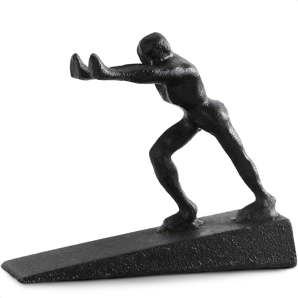 Cast Iron Door Stop – Heavy Duty Cast Decorative Door Stoppers for Floor Use,…