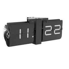 Wall Clock Tabletop Flip Clock Battery Operated Digital Display Screen New