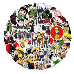 50 Pcs Stickers Naruto Uzumaki Anime Skateboard Luggage Phone Laptop Car Vinyl